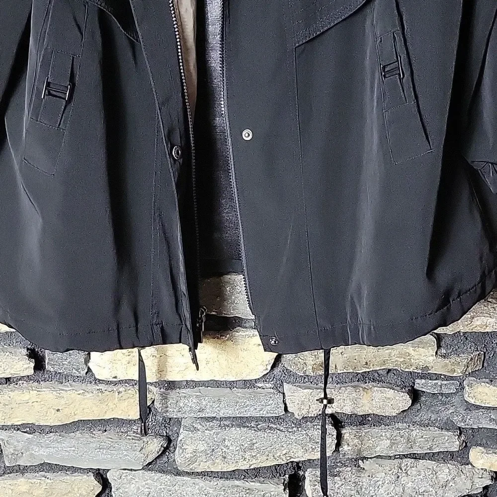 FS Limited Black Utility Jacket with Plaid Lining Size XL